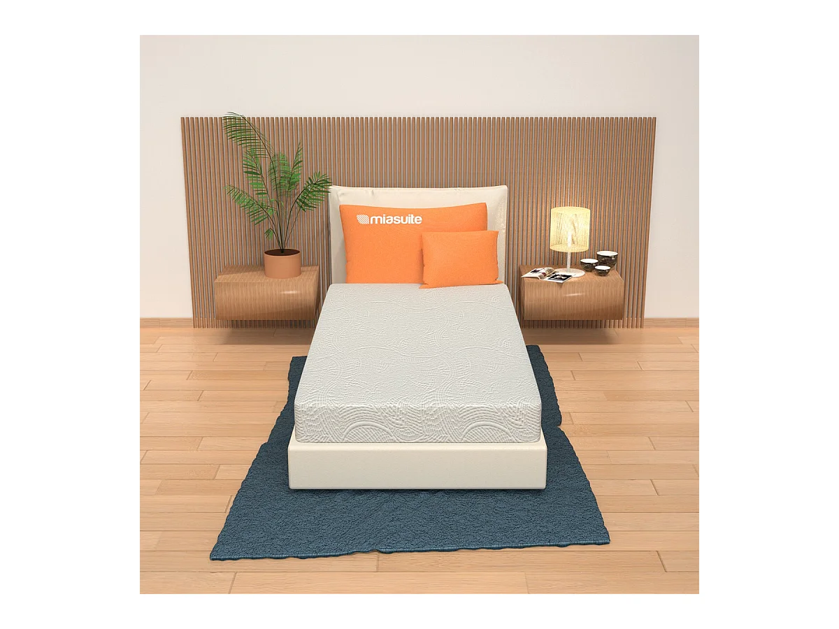 Matelas déhoussable 80x185 Hauteur 14 cm- Pour enfants, en Waterfoam, orthopédique, indéformable | Sim