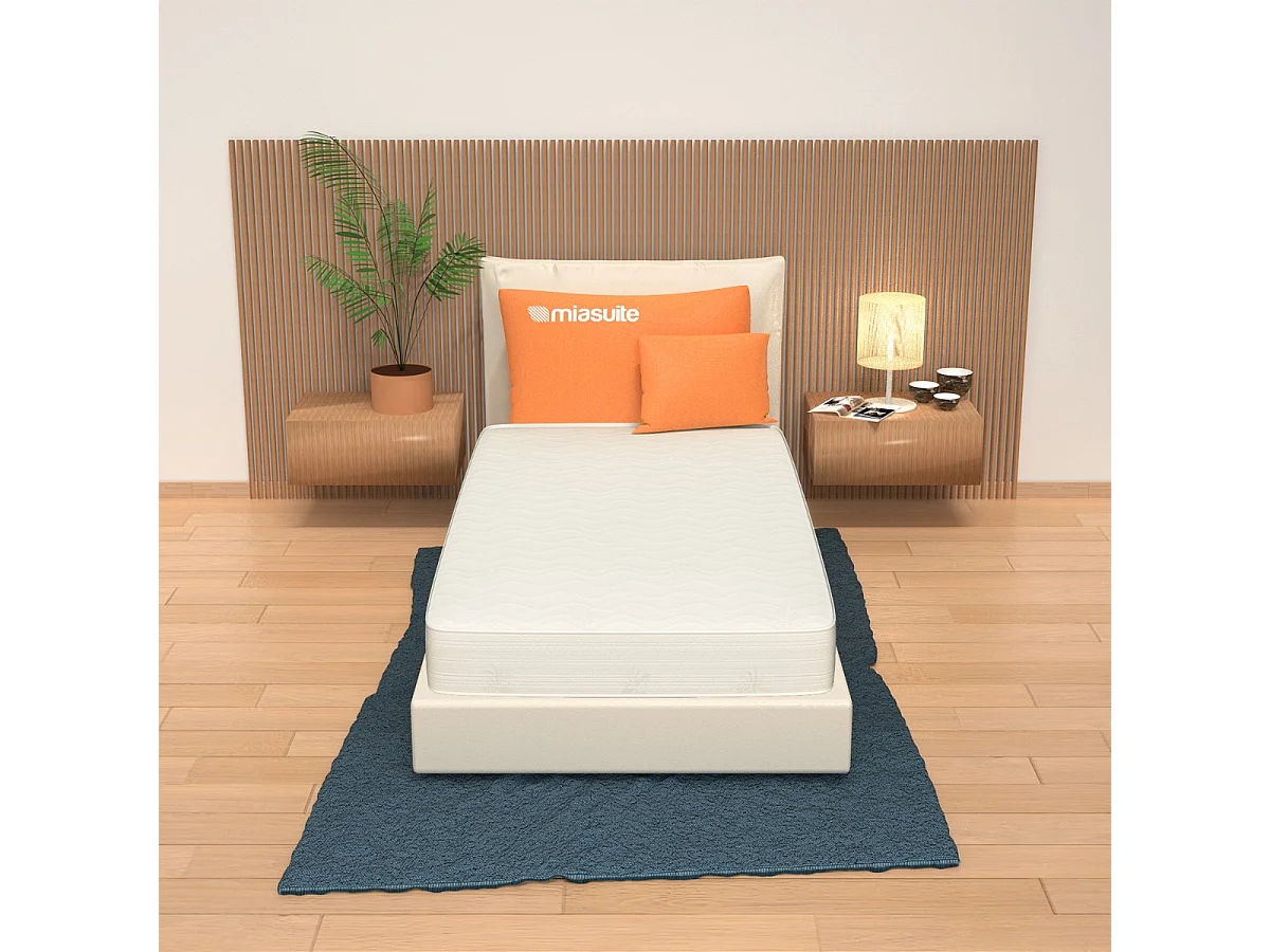 Matratze 70x180 fur kleines bett, Höhe 10 cm - Aloe Vera, Waterfoam, unverformbar | Plus H10