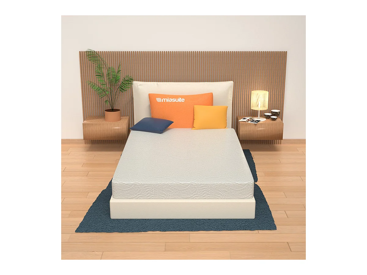 Matelas déhoussable 140x200 Hauteur 14 cm - en Waterfoam, orthopédique, indéformable | Sim