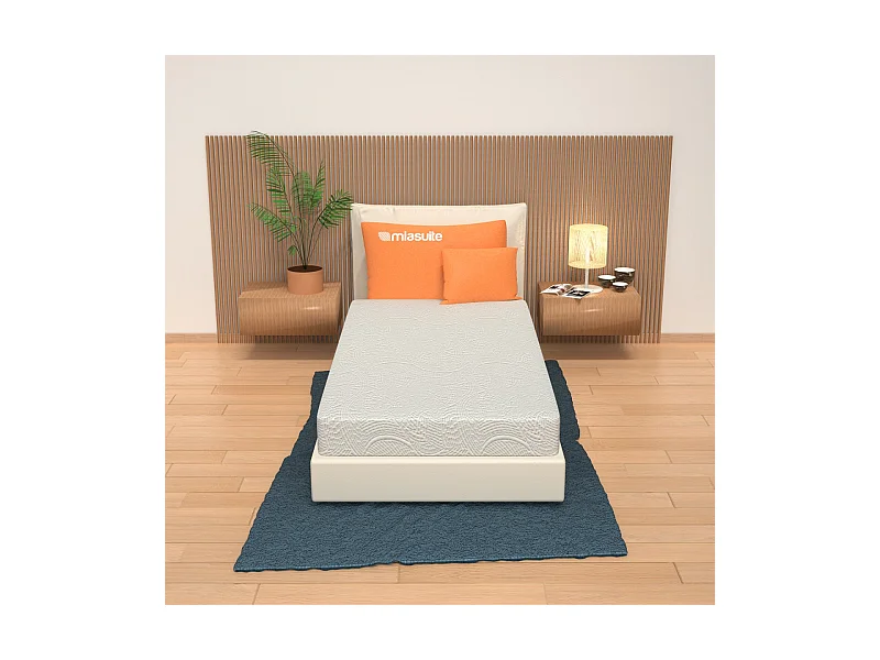 Matratze Abziehbare Memory  80x200 - Höhe 20 cm, Milbenhemmend, Atmungsaktiv | One