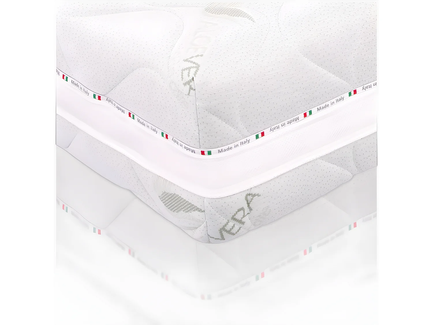 Mehrschichtige Matratze 150x190 Höhe 25 cm - Memory, Relaxa-Gel, Bezug Aloe Vera | Top Air Relaxa