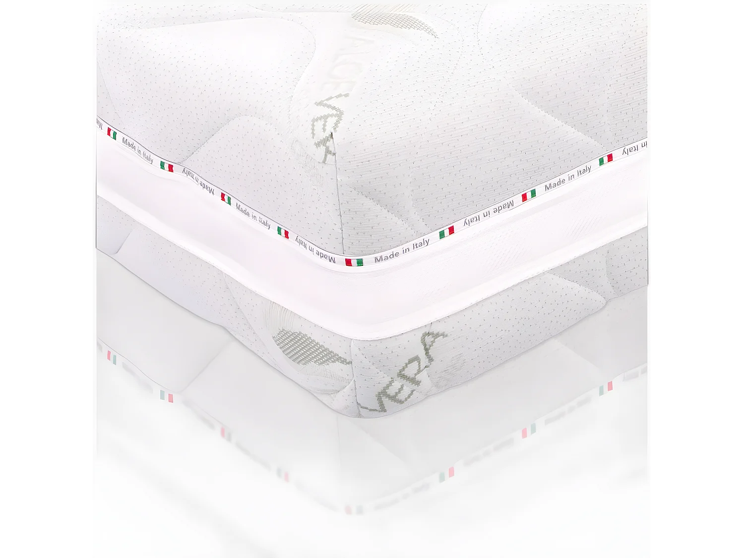 Mehrschichtige Matratze 150x190 Höhe 25 cm - Memory, Relaxa-Gel, Bezug Aloe Vera | Top Air Relaxa