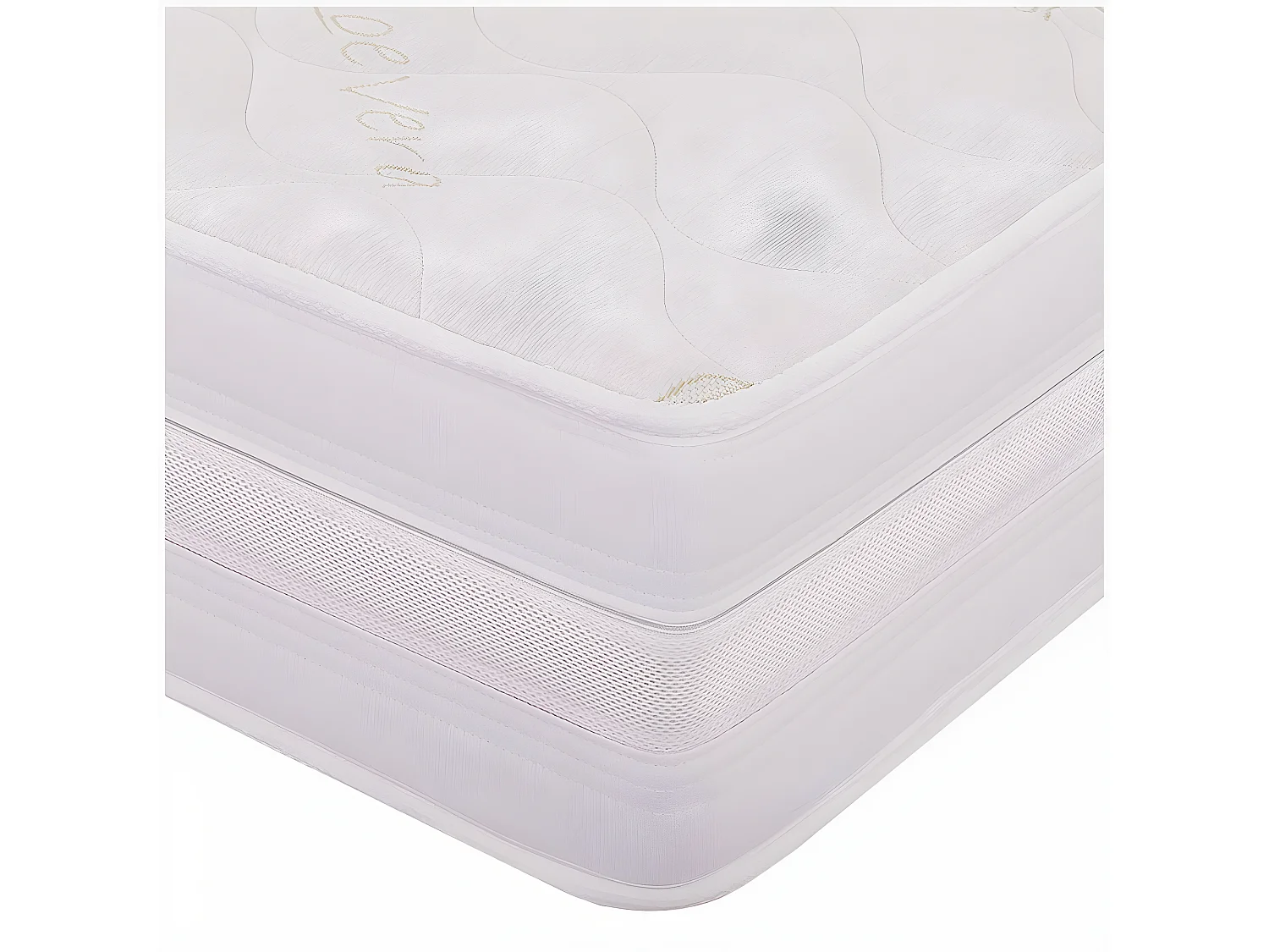 Matratze 100x190 24 cm hoch - Waterfoam, Abziehbar, Bezug aus Aloe Vera | Goemon