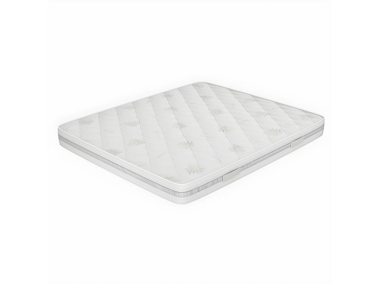 Matelas 100x190 haut de 24 cm - Waterfoam, Déhoussable, Revêtement en Aloe Vera | Goemon