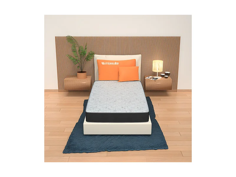 Matratze 100x190 Höhe 22 cm, Waterfoam, Hypoallergen, Milbenhemmend, Atmungsaktiv | Summit H22