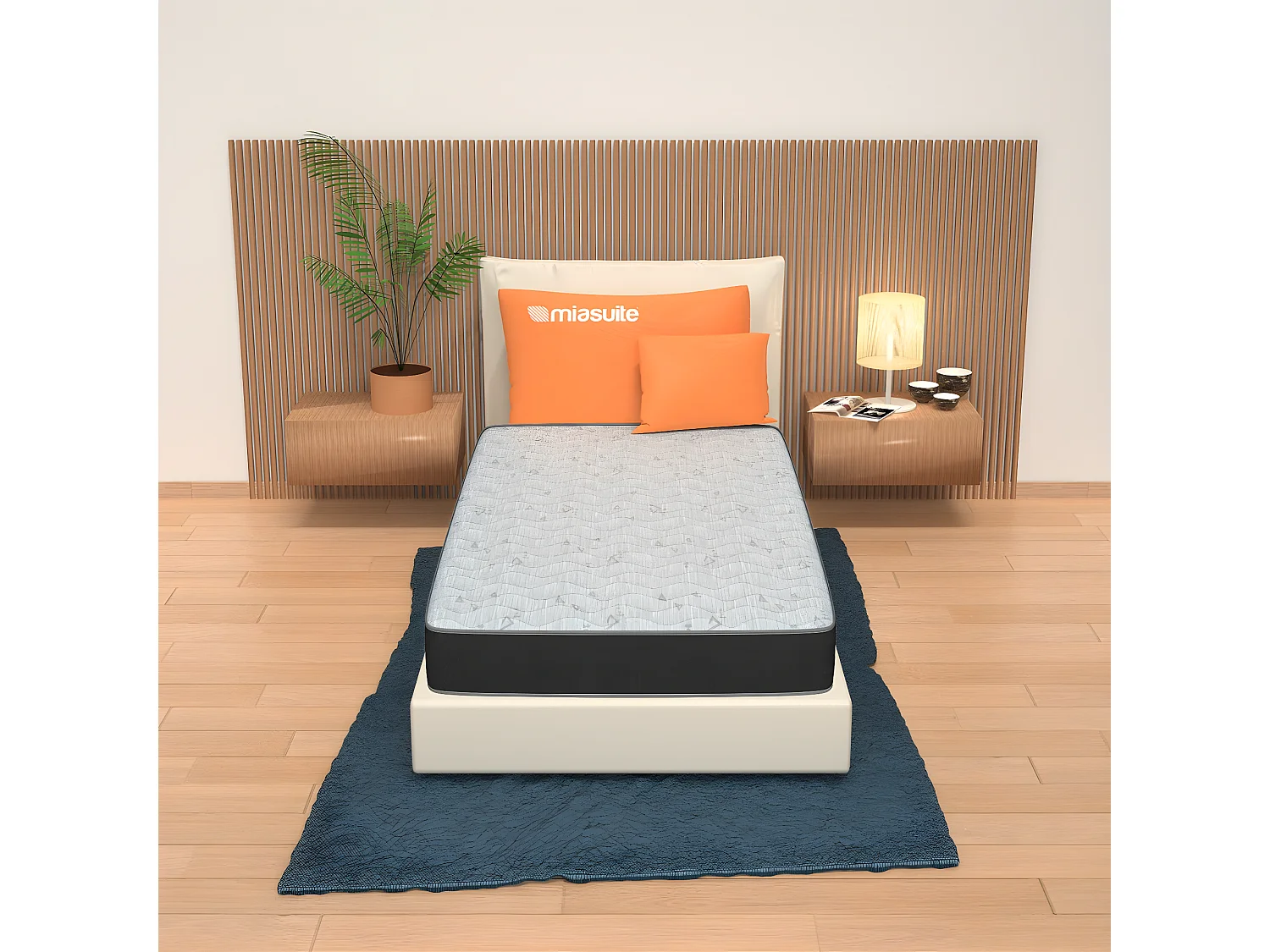 Matratze 100x190 Höhe 22 cm, Waterfoam, Hypoallergen, Milbenhemmend, Atmungsaktiv | Summit H22