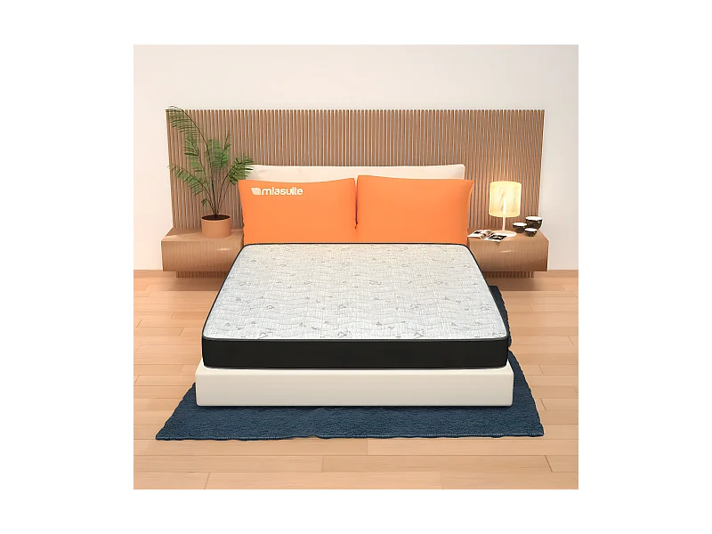 Matratze 150x200 Höhe 22 cm, Waterfoam, Hypoallergen, Milbenhemmend, Atmungsaktiv | Summit H22