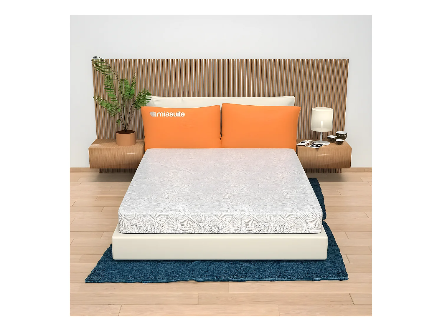 Matelas de canapé-lit déhoussable 150x190 Hauteur 14 cm - en Waterfoam, orthopédique, indéformable | Sim