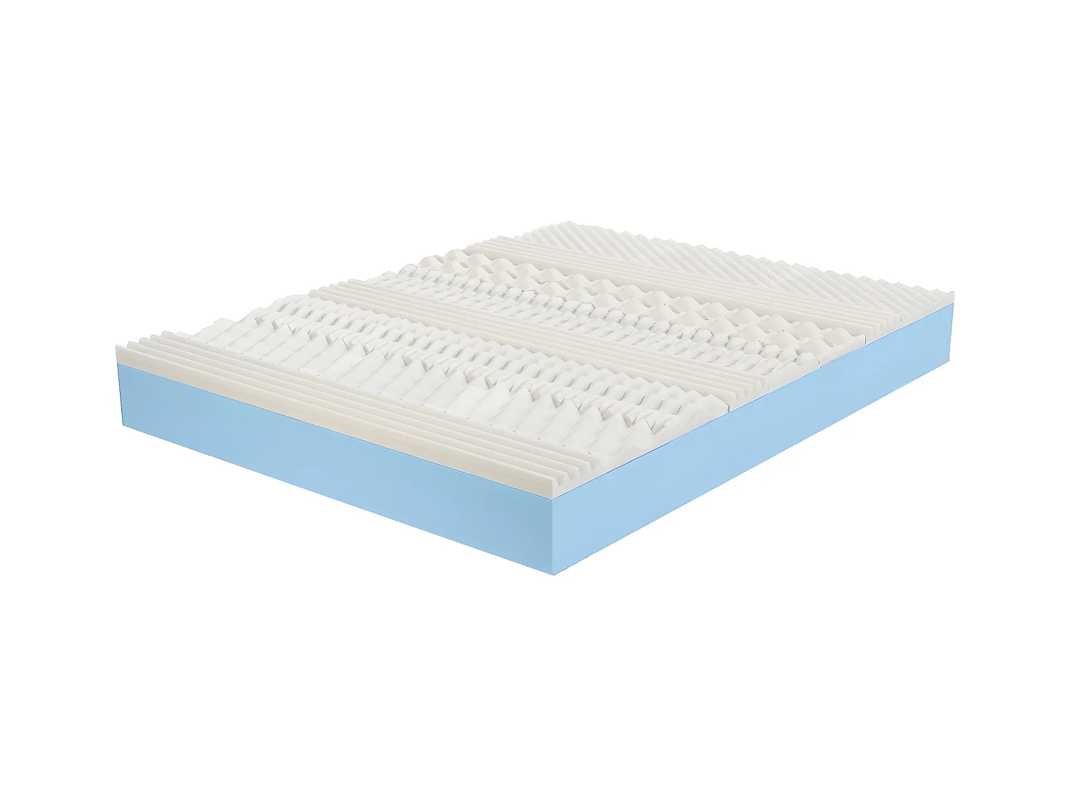 Matelas Memory 100x190, hauteur 17 cm - Housse amovible, revêtement Aloe Vera | Baldo