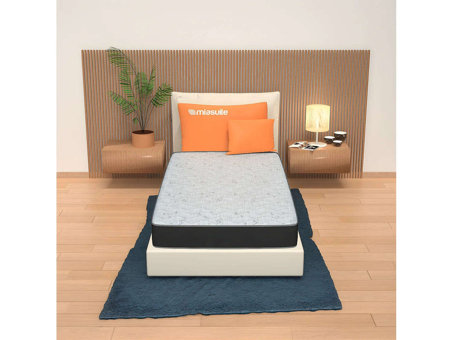 Matratze 100x200 Höhe 22 cm, Waterfoam, Hypoallergen, Milbenhemmend, Atmungsaktiv | Summit H22