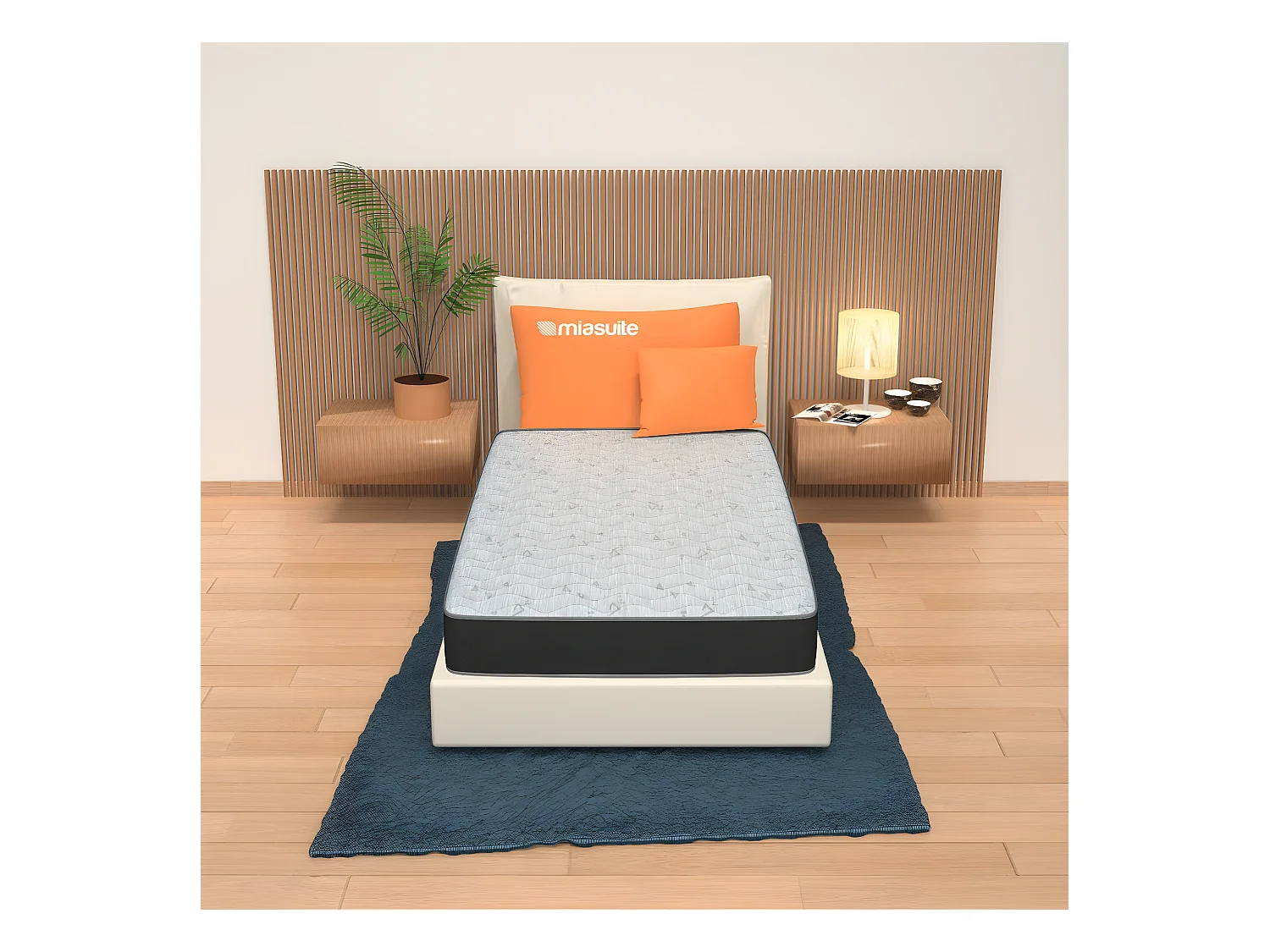 Matelas 100x200 Hauteur 22 cm - en Waterfoam, orthopédique, indéformable | Summit
