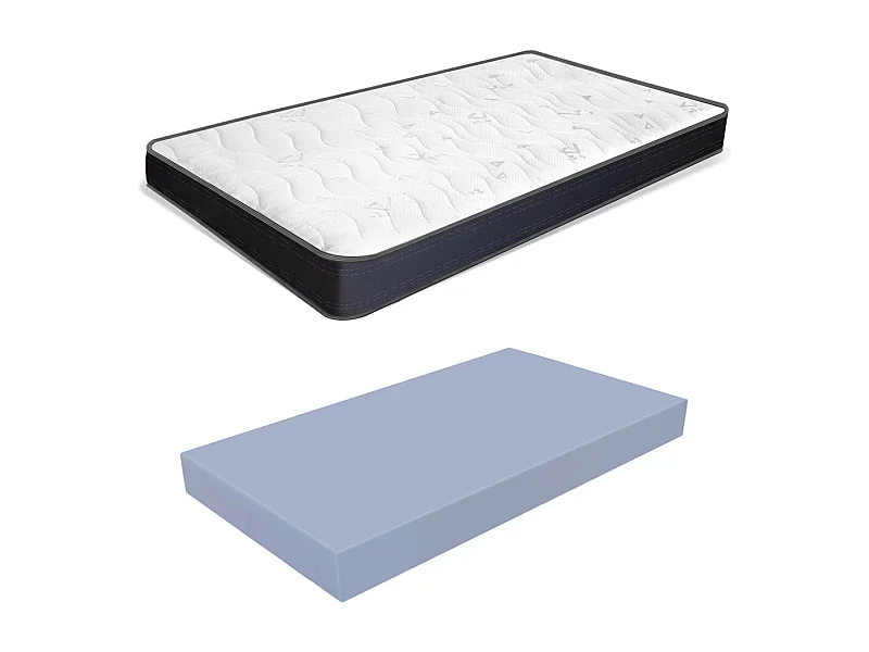 Colchon doble 135x190 Alto 22 cm, Espuma HR | Summit