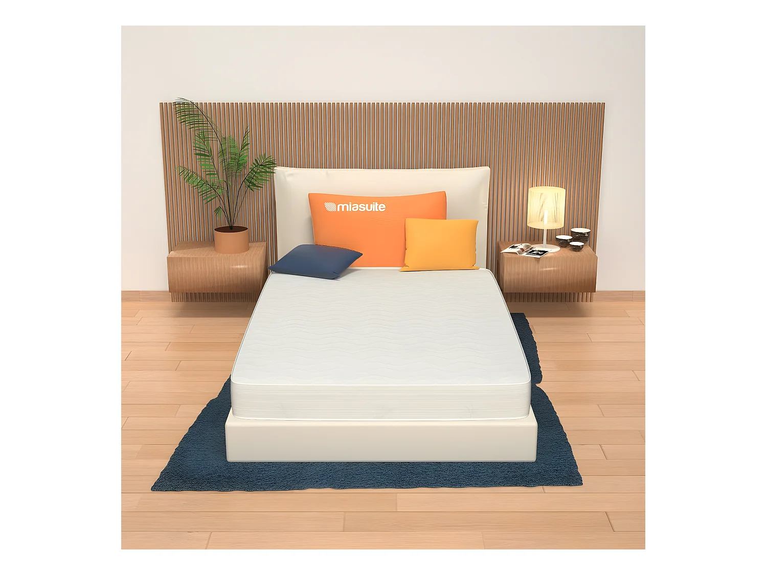 Matelas de canapé-lit 150x190 Hauteur 10 cm - Revêtement Aloe Vera, Waterfoam, Pliable | Plus H10