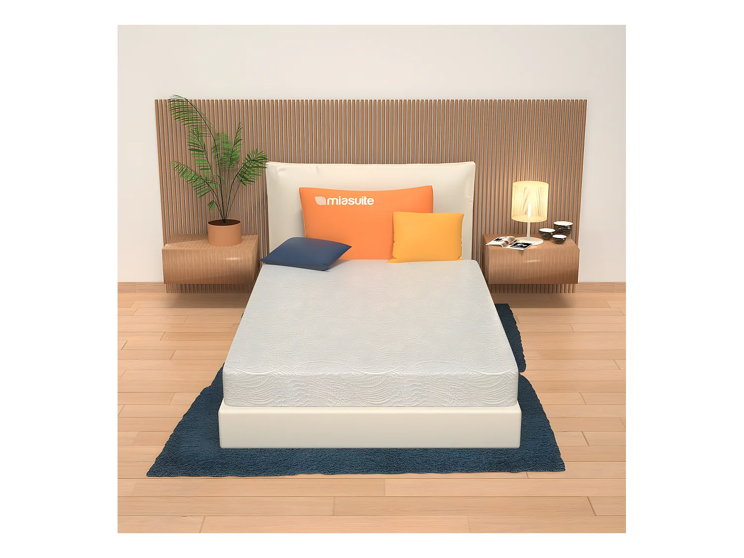 Matelas 135x200 déhoussable Hauteur 18 cm - en Waterfoam, orthopédique, indéformable | Sim