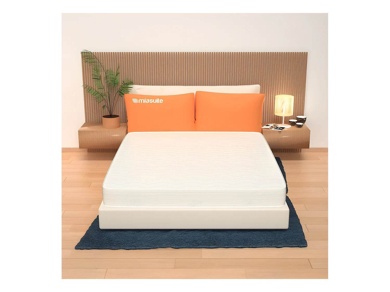 Matelas 150x200 Hauteur 20 cm - en Waterfoam, orthopédique, indéformable | Smart