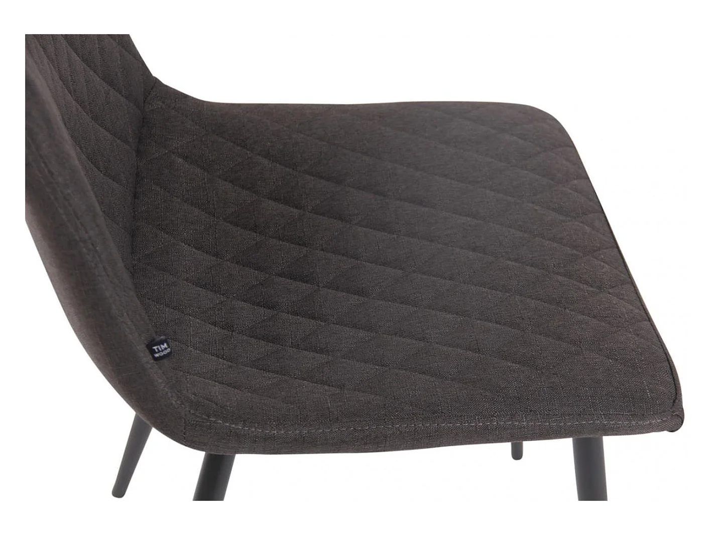 Chaise Telde Tissu - gris foncé83.00