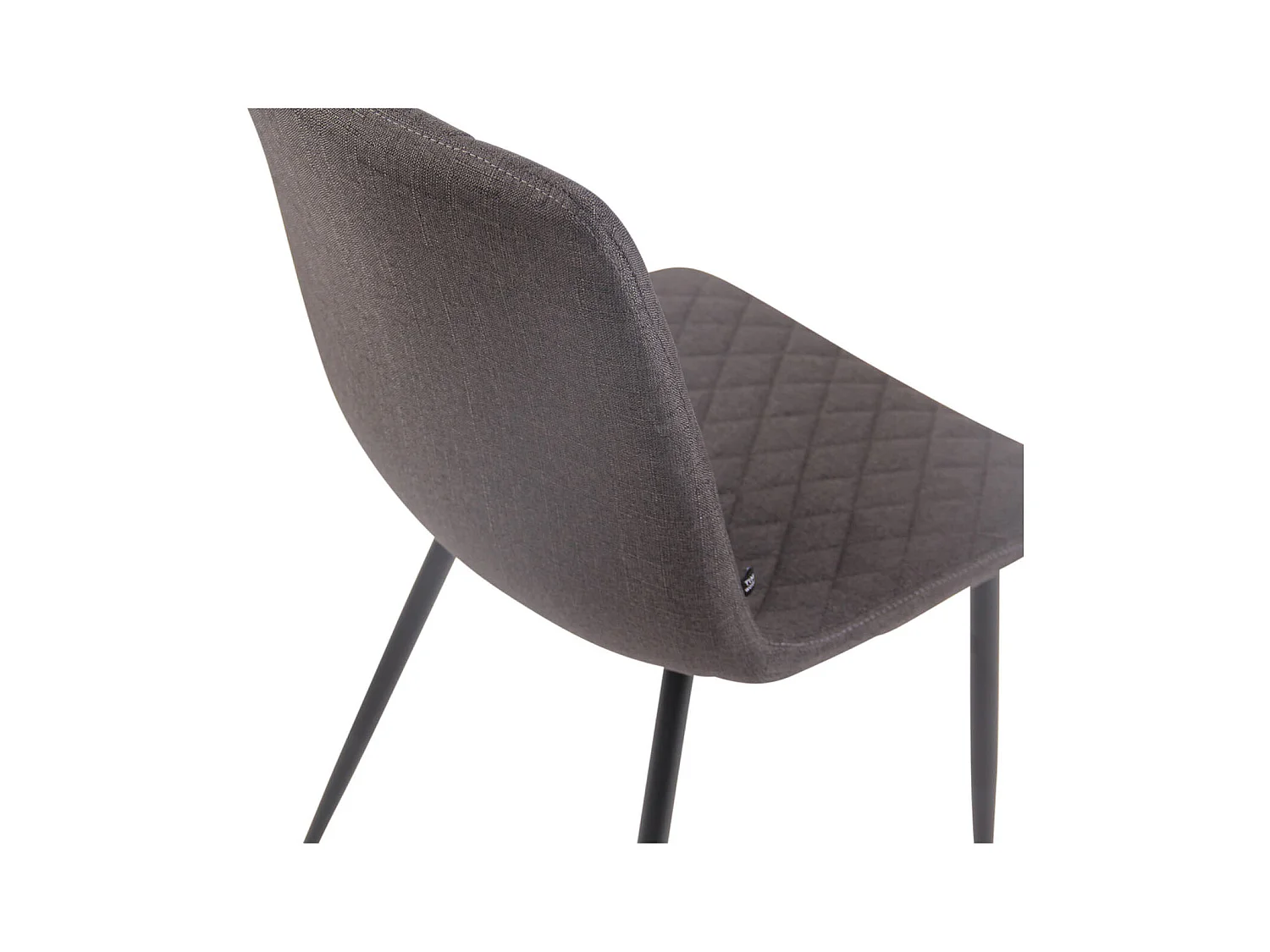 Chaise Telde Tissu - gris foncé83.00