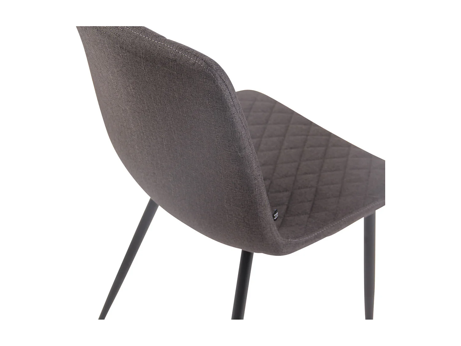 Chaise Telde Tissu - gris foncé83.00
