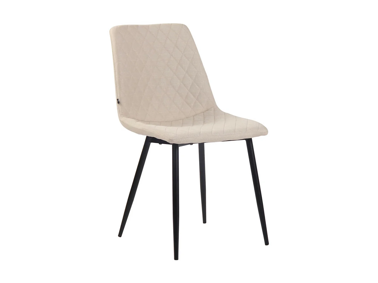 Eetkamerstoelen - Stof - creme - Telde