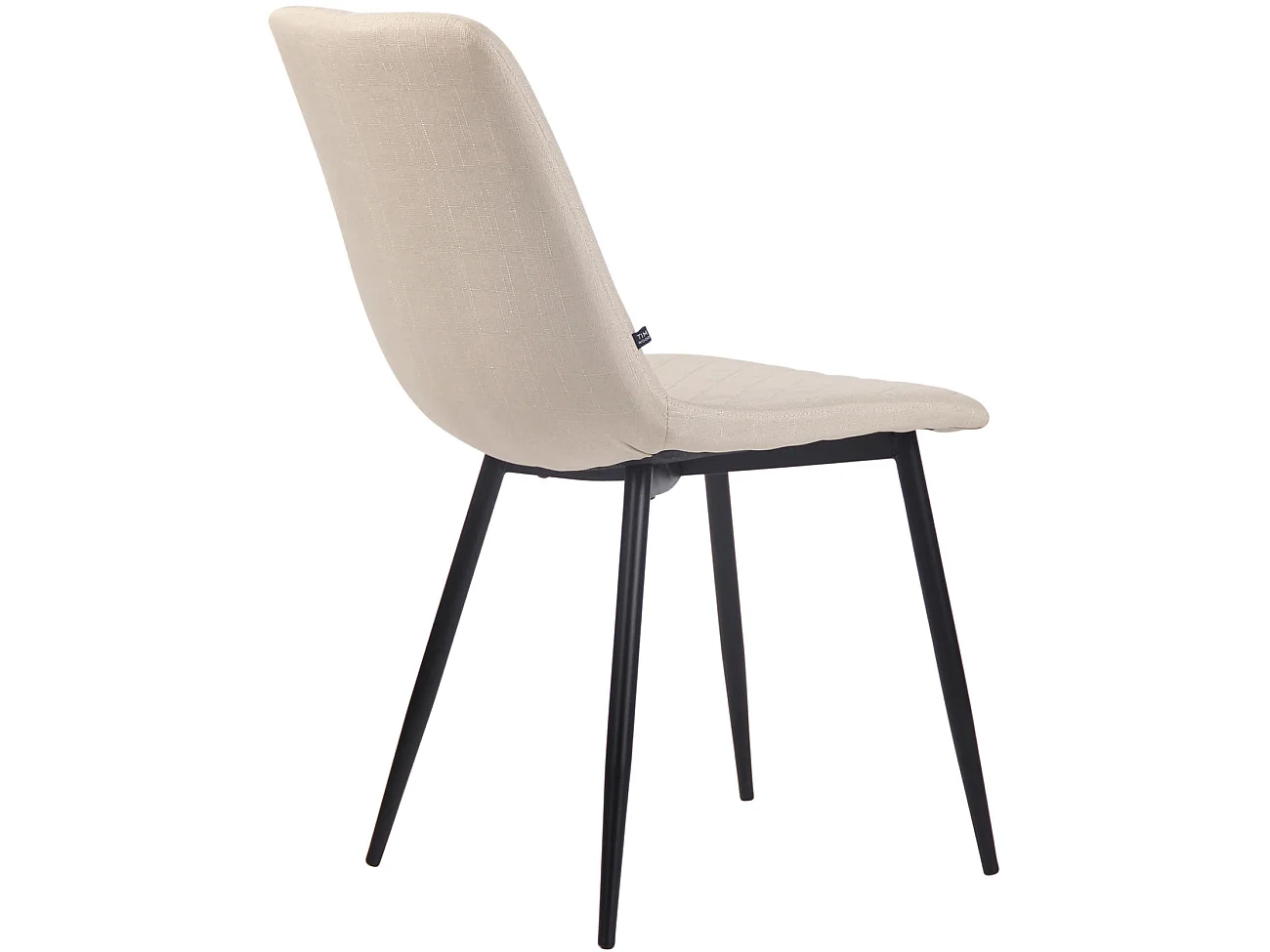 Eetkamerstoelen - Stof - creme - Telde