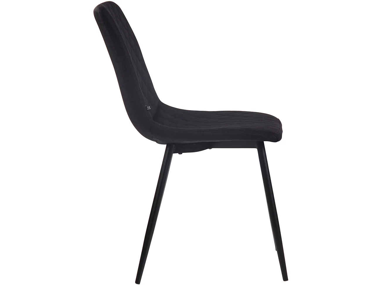 Eetkamerstoelen - Stof - zwart - Telde