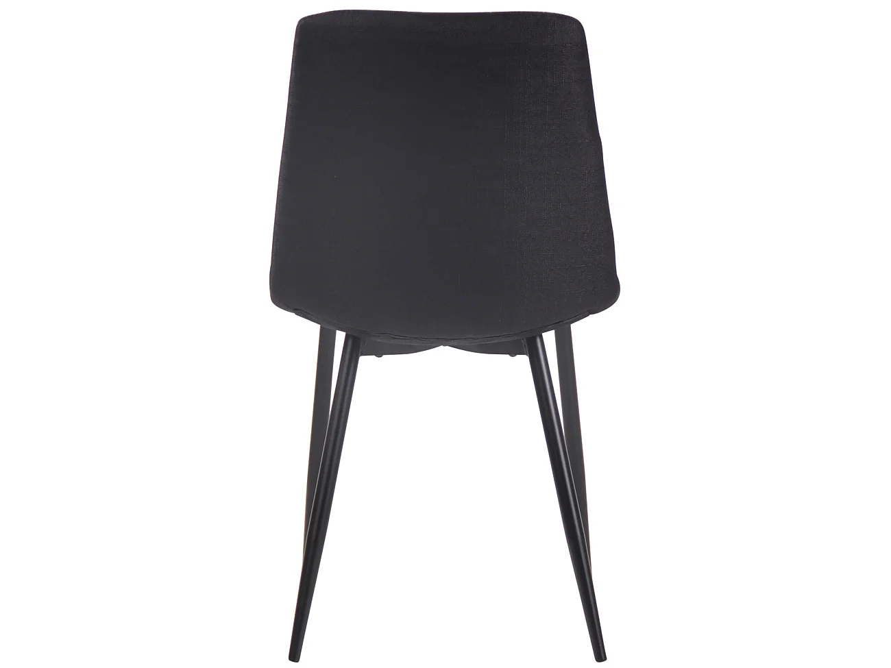 Eetkamerstoelen - Stof - zwart - Telde