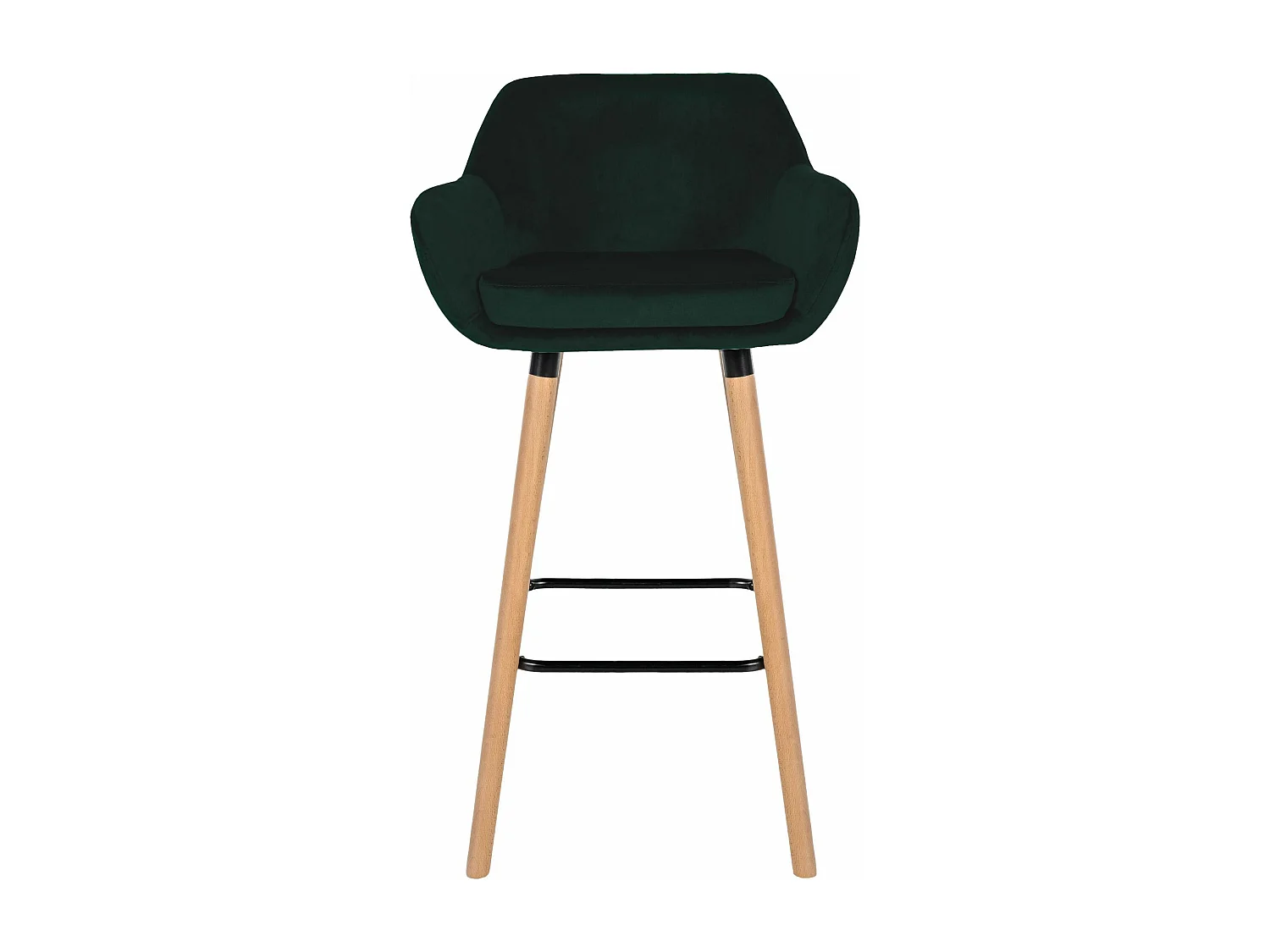 Sgabello da bar - Velluto - verde - Grant