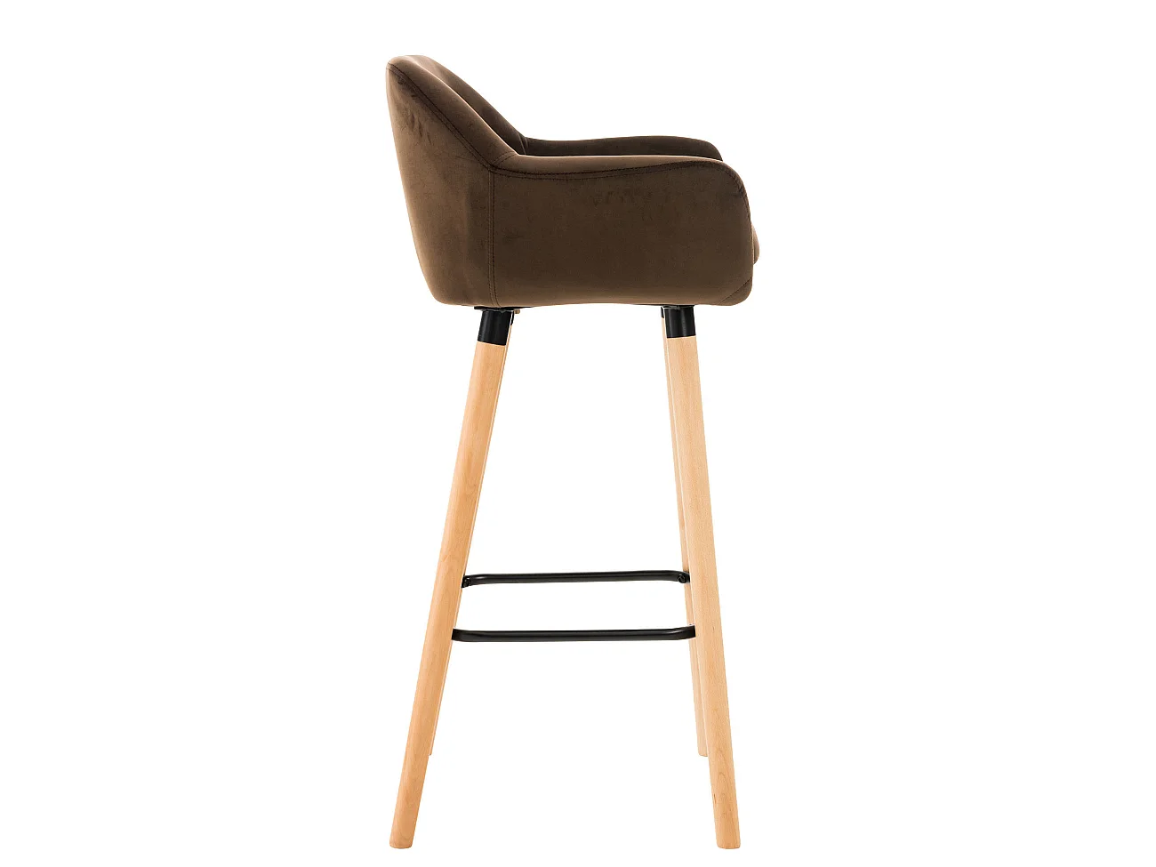 Tabouret de bar Grant velours - Marron99.00