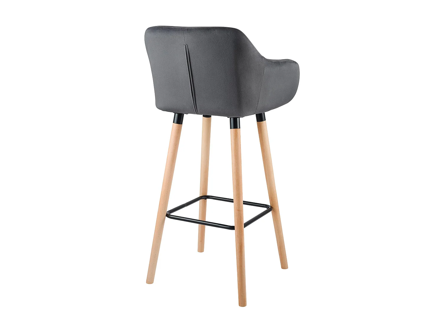 Tabouret de bar Grant velours - gris99.00