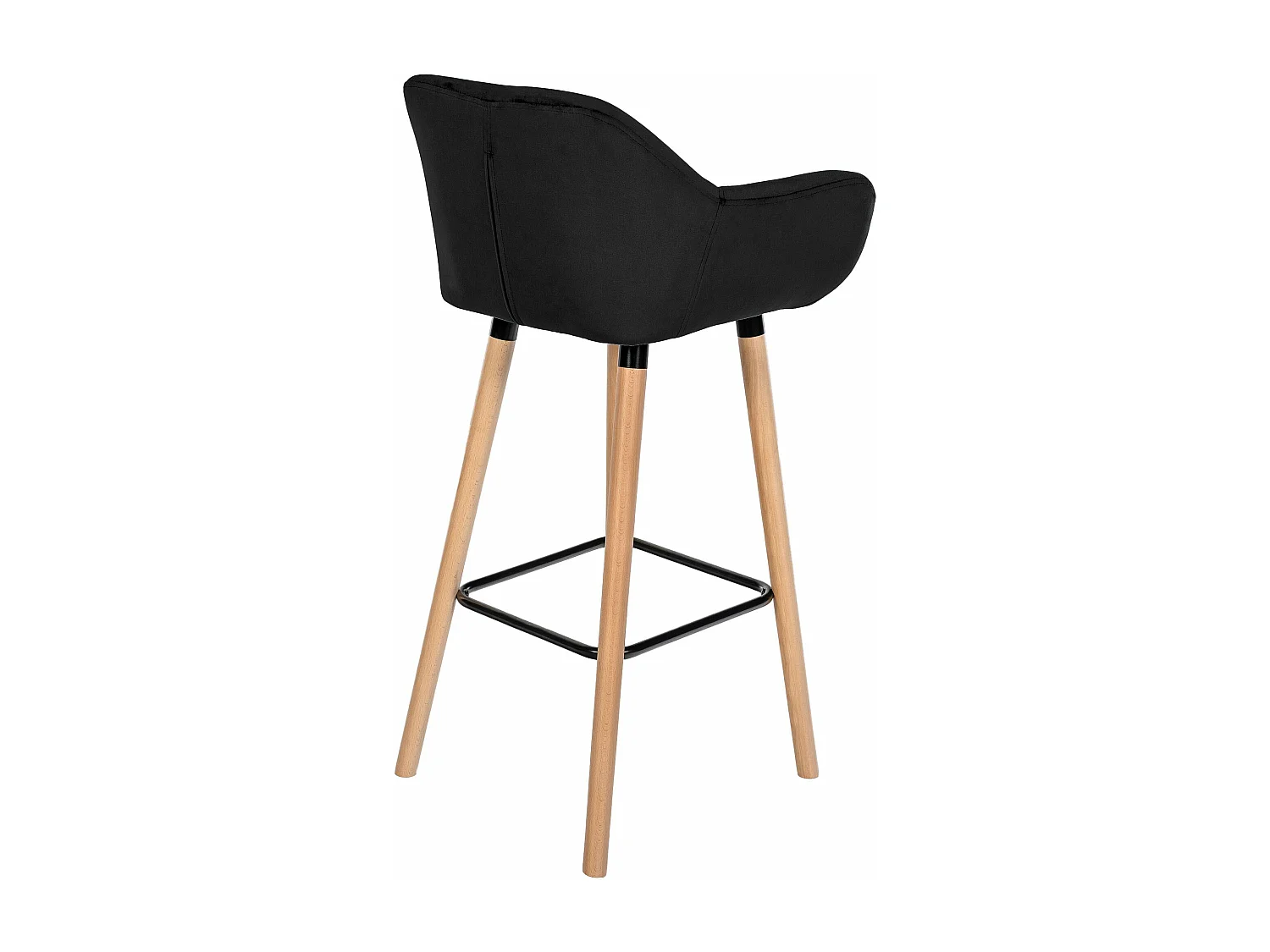 Tabouret de bar Grant velours - Noir99.00
