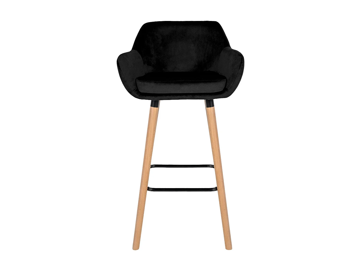 Tabouret de bar Grant velours - Noir99.00