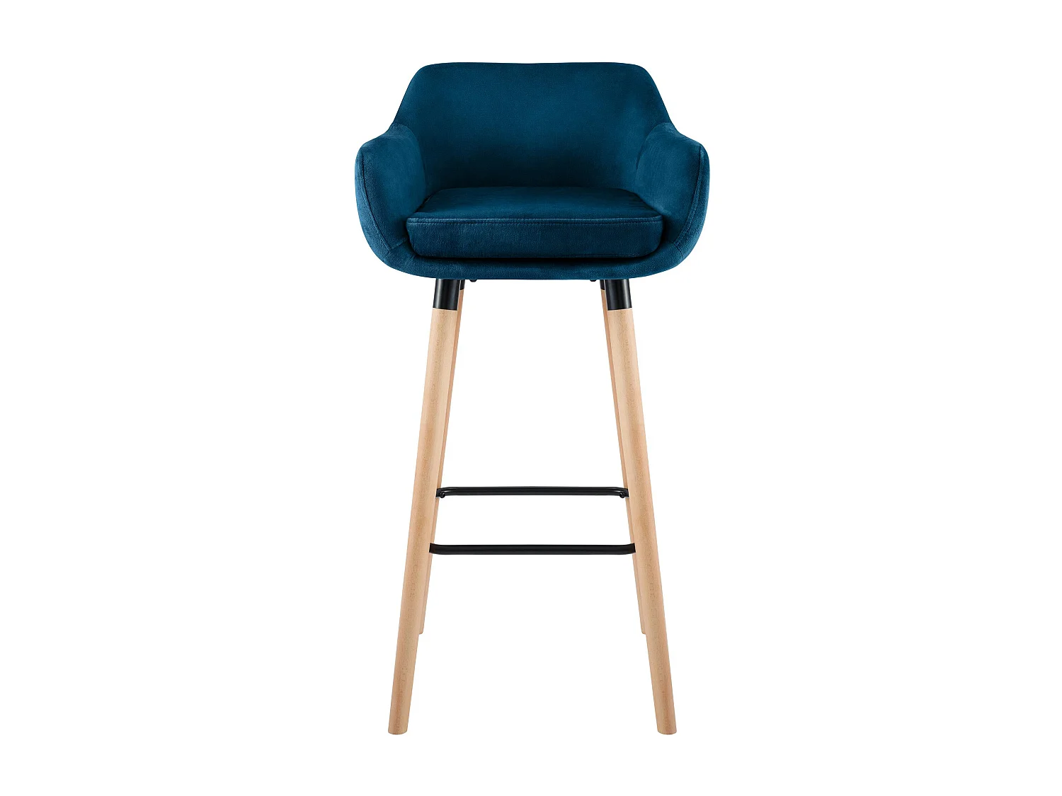 Tabouret de bar Grant velours - bleu99.00