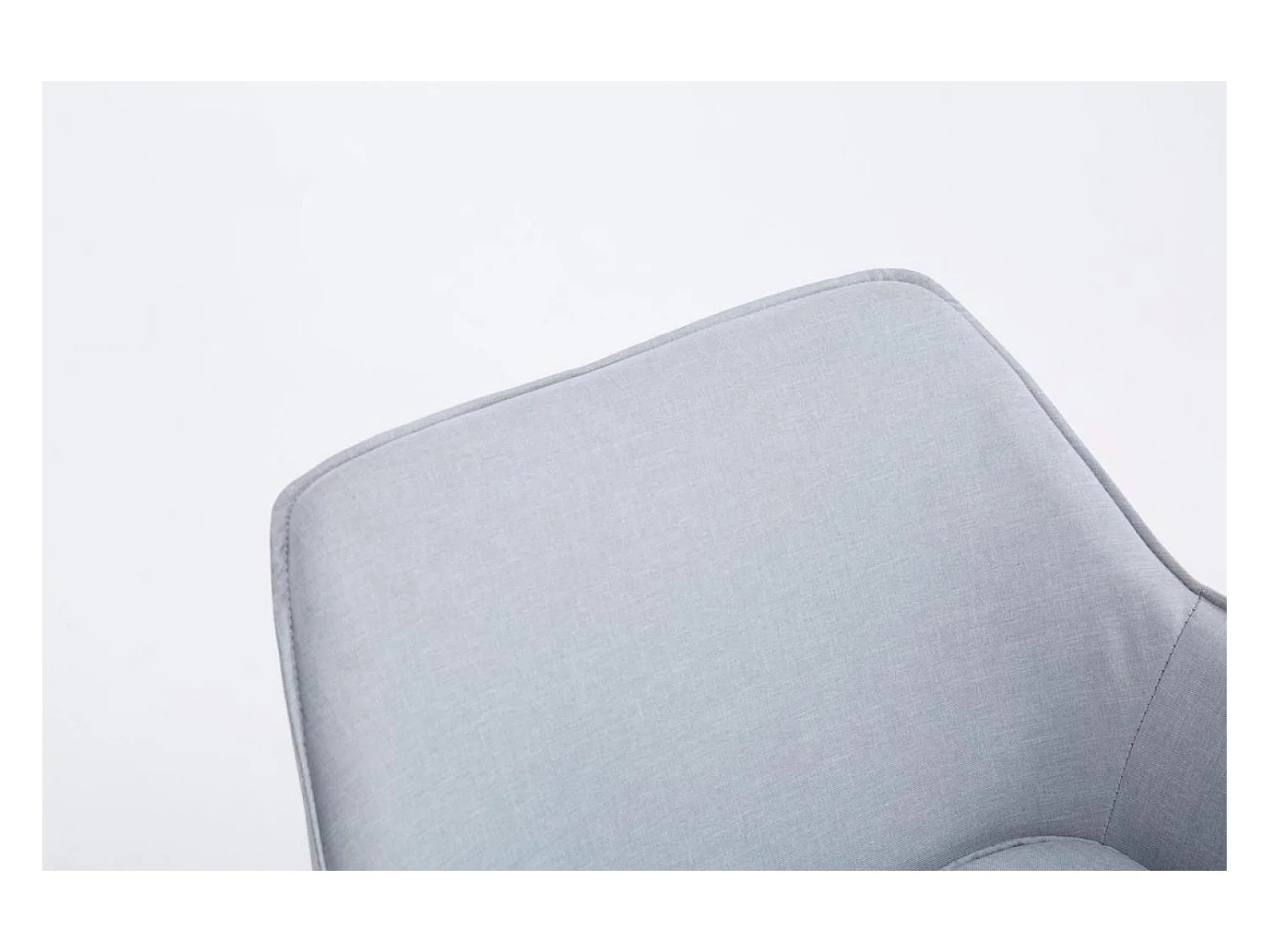 Poltrona - Tessuto & Metallo in look cromato - grigio - Caracas