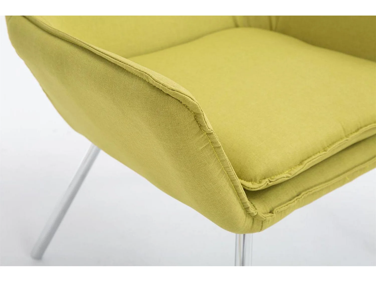 Fauteuil Lounge Caracas Tissu - Vert78.00