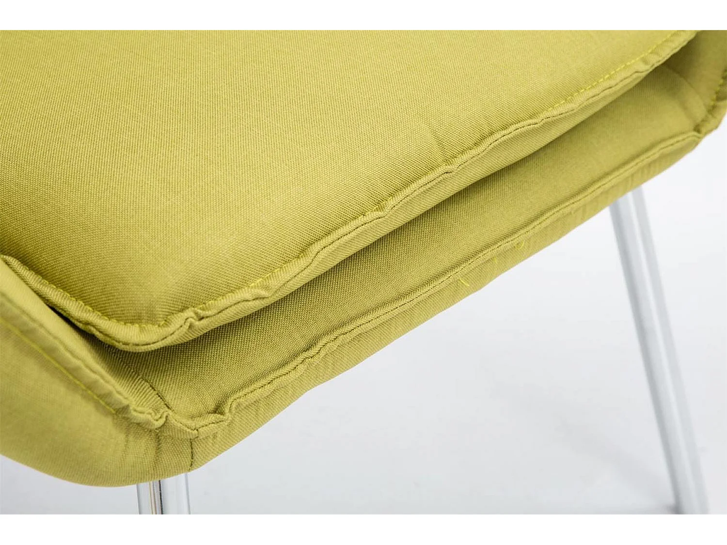 Fauteuil Lounge Caracas Tissu - Vert78.00