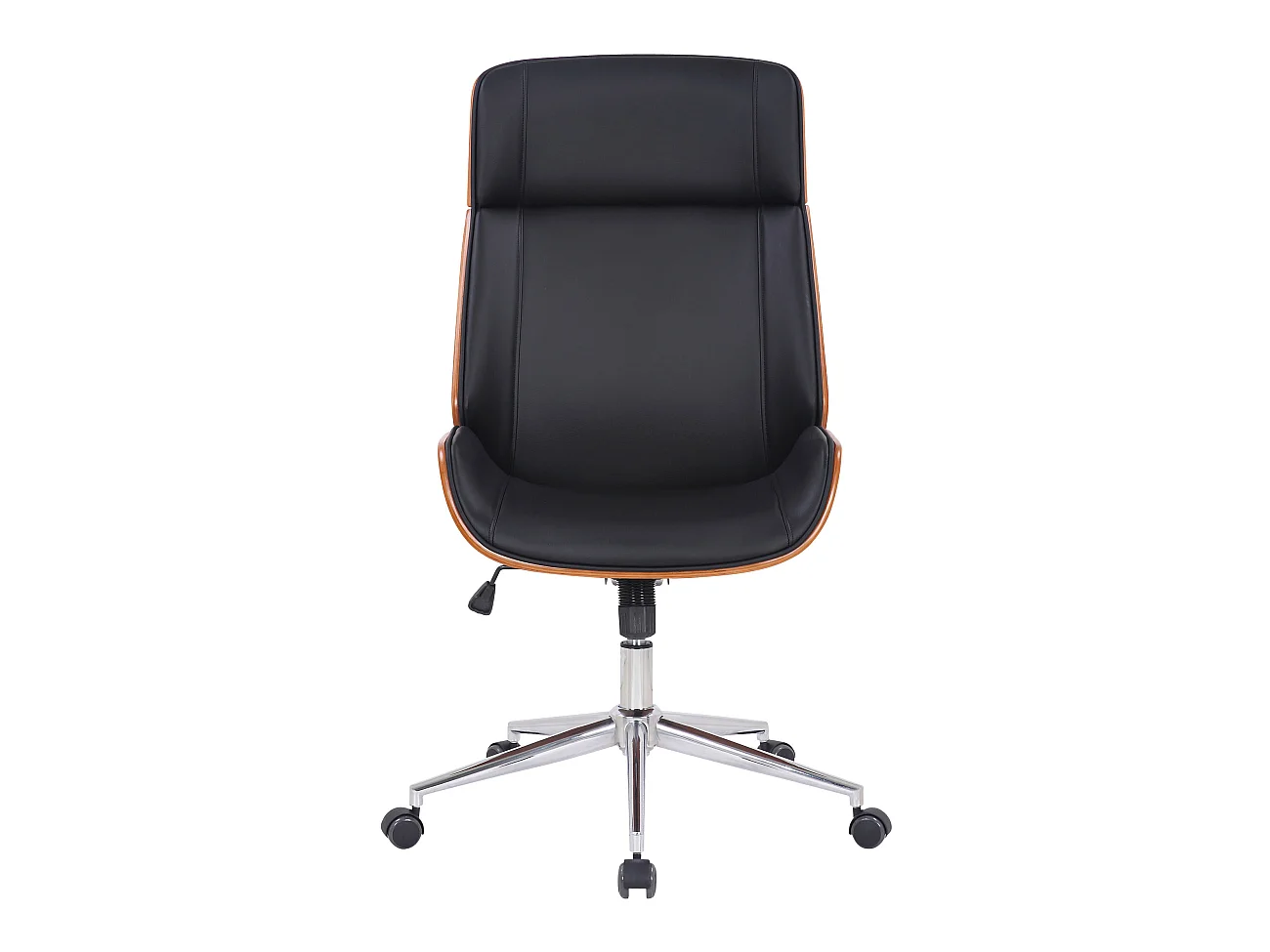 Fauteuil de bureau Varel - Noyer - Noir110.00
