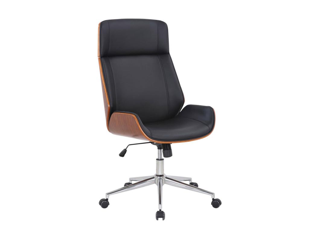 Silla de oficina - Simil cuero &  - Nogal/negro - Varel