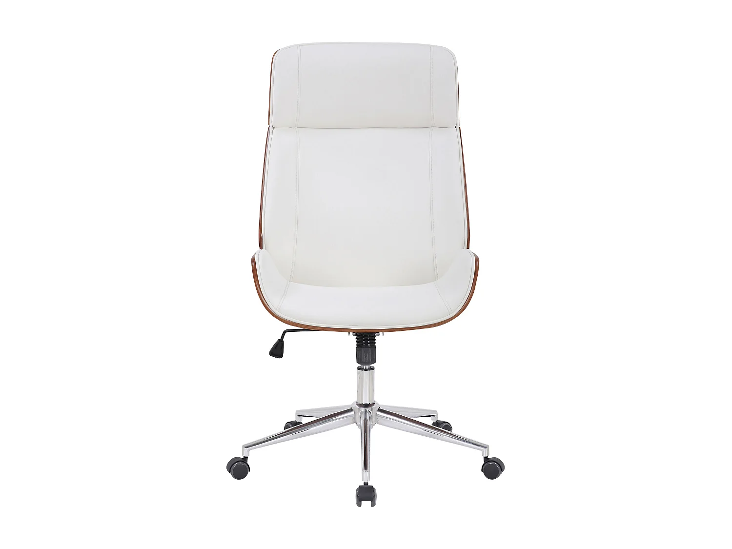 Fauteuil de bureau Varel - Noyer - blanc110.00