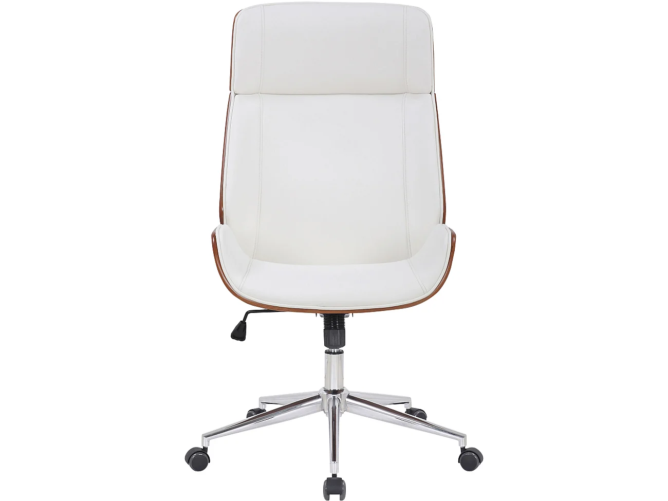 Fauteuil de bureau Varel - Noyer - blanc110.00