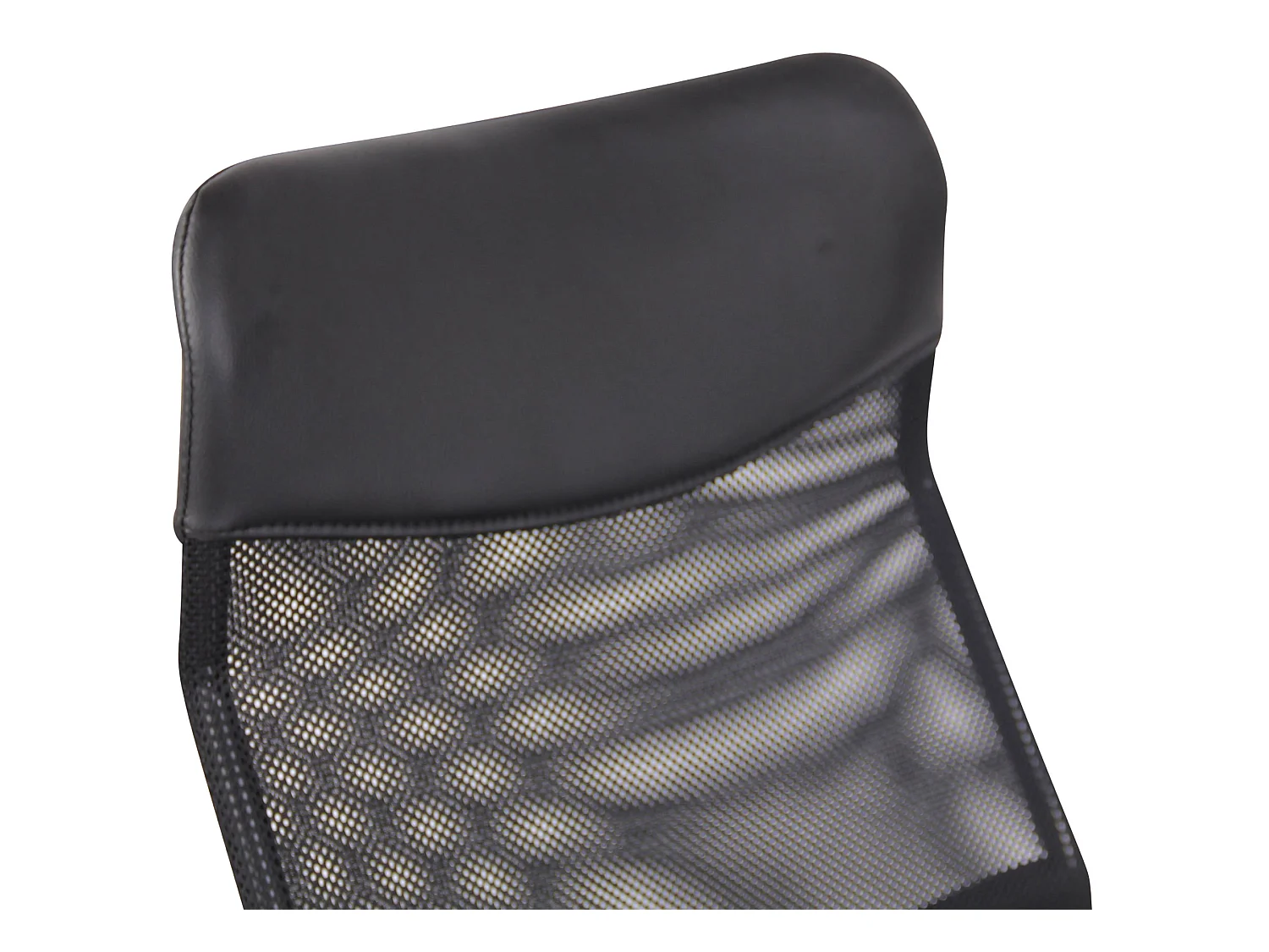 Sedia da ufficio - Microfibra & Metallo in look cromato - nero - Korba