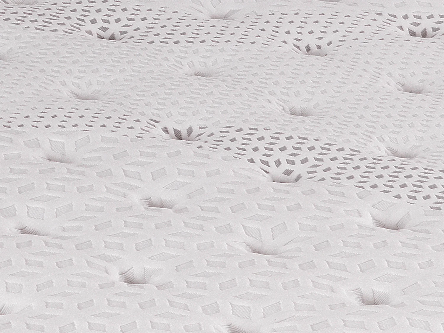 Ensemble 140 x 190 cm sommier + matelas hybride ressorts ensachés accueil mémoire de forme ép.27cm - ATLANTIDE de YSMÉE