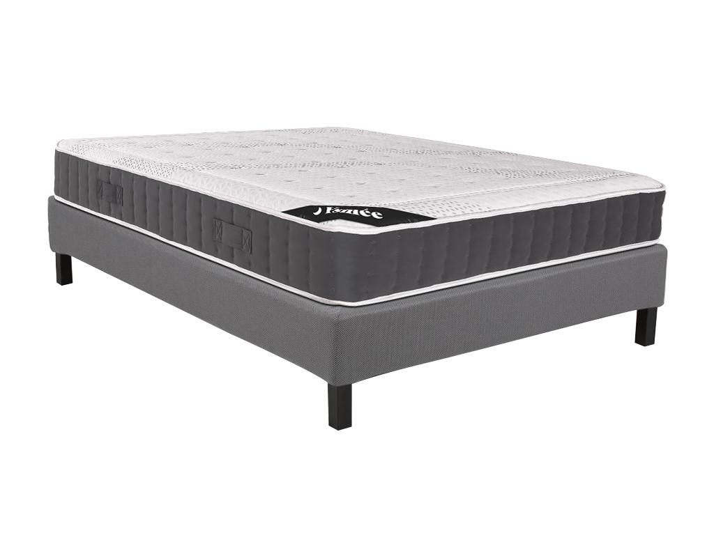 Set aus Deko-Bettgestell + Matratze - 160 x 200 cm - Hybridmatratze - Tasch günstig online kaufen