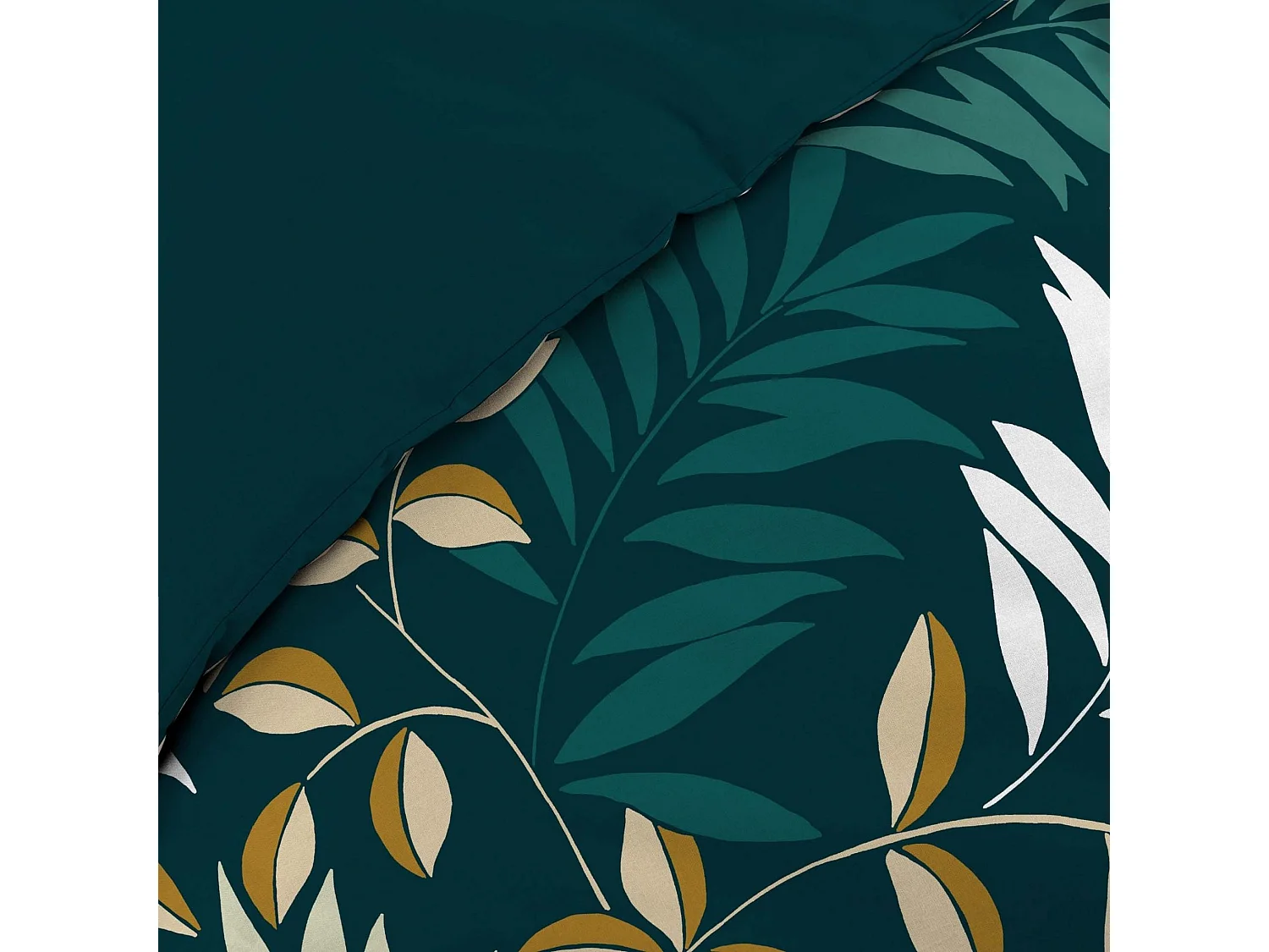 Parure de Lit 3 Pièces "Nelida" 260x240cm Bleu