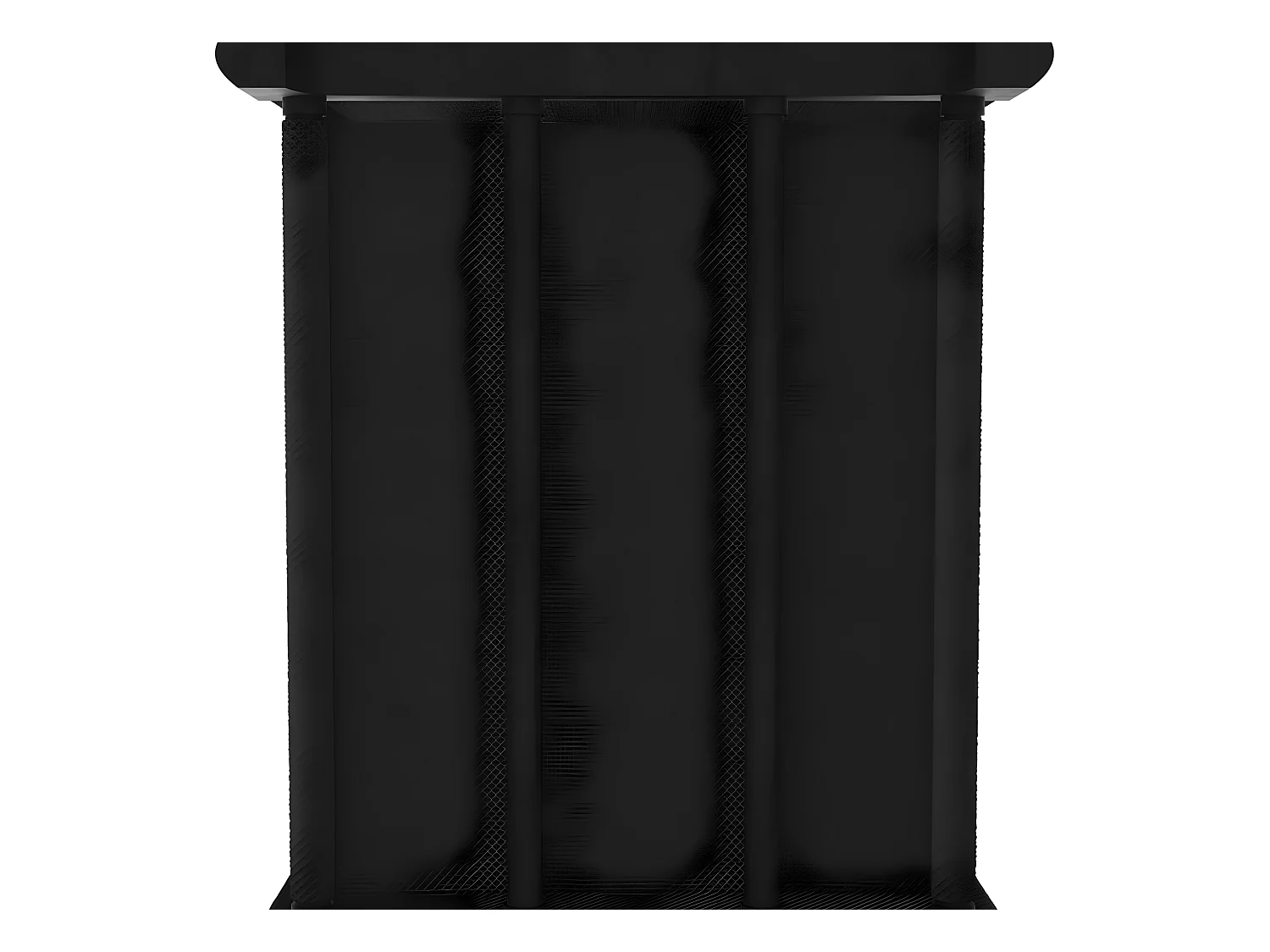 Kast met 5 vakken met boxen 103x30x72,5 cm stof zwart