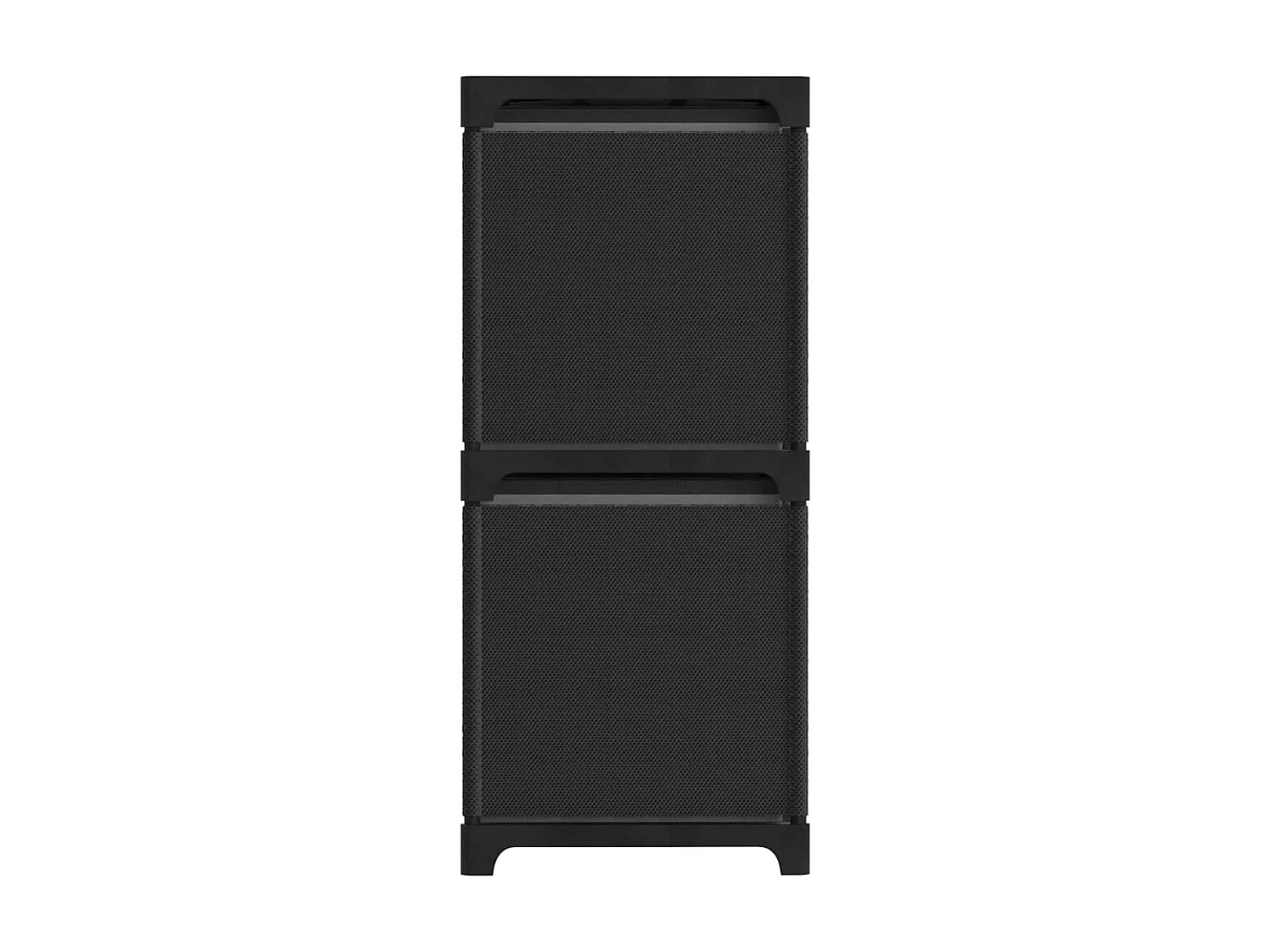 Étagère d'affichage 5 cubes et boîtes Noir 103x30x72,5 Tissu