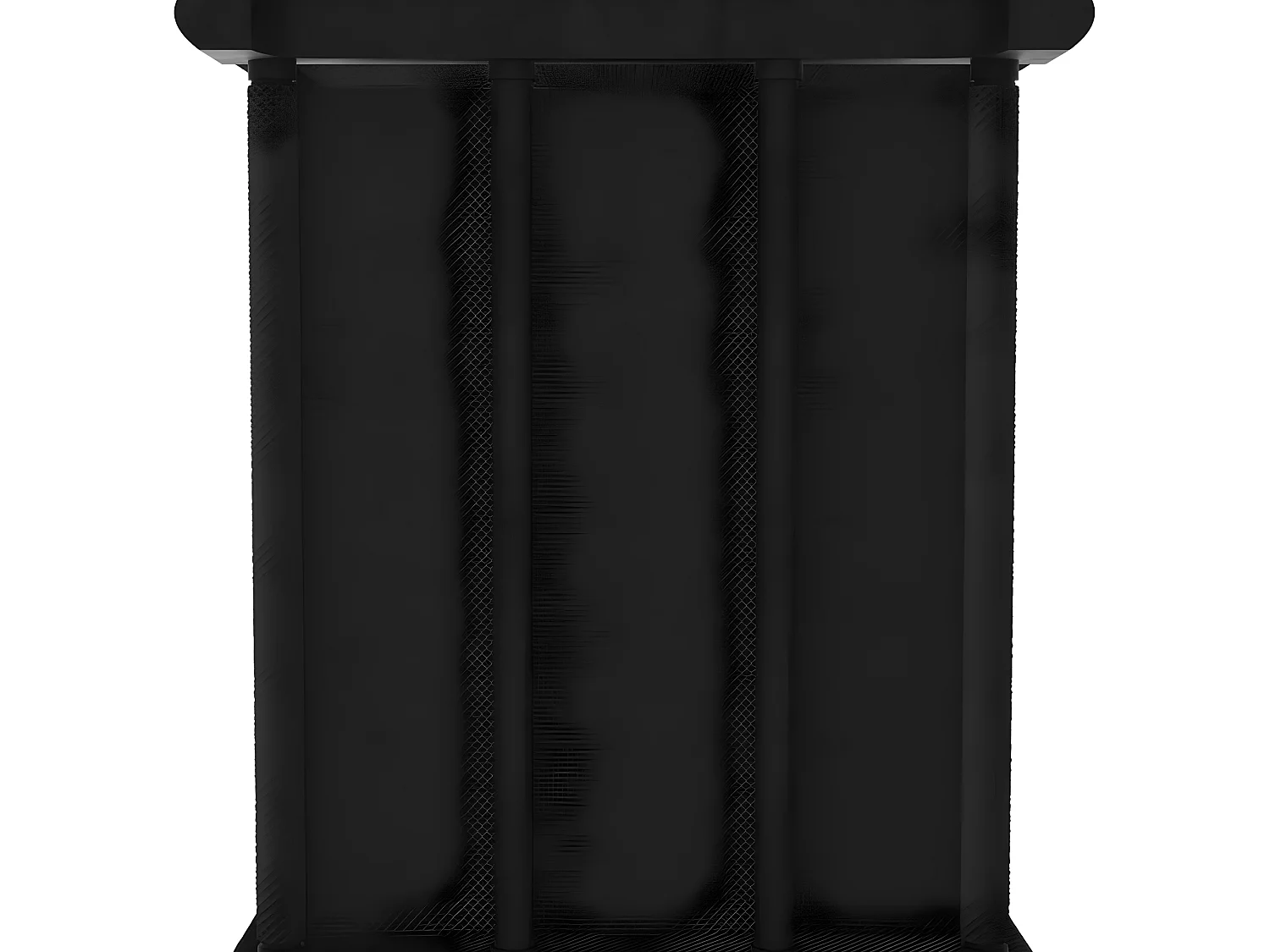 Étagère d'affichage 5 cubes et boîtes Noir 103x30x72,5 Tissu