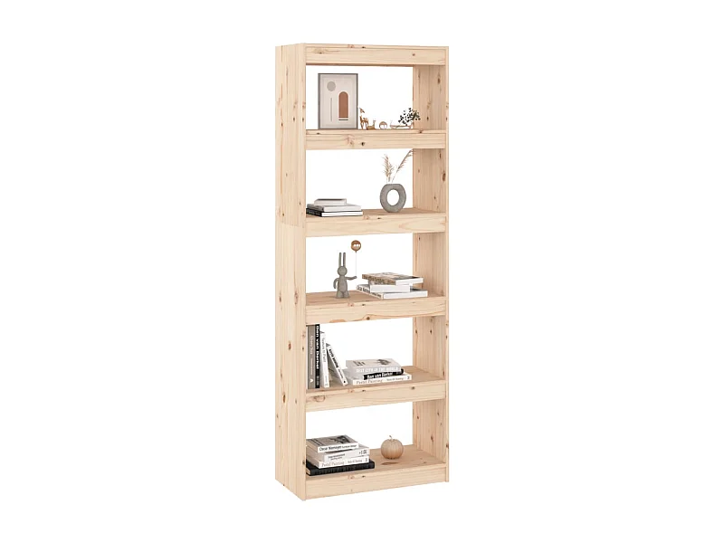 Bibliothèque-Séparateur de pièce 60x30x167,5 Bois de pin