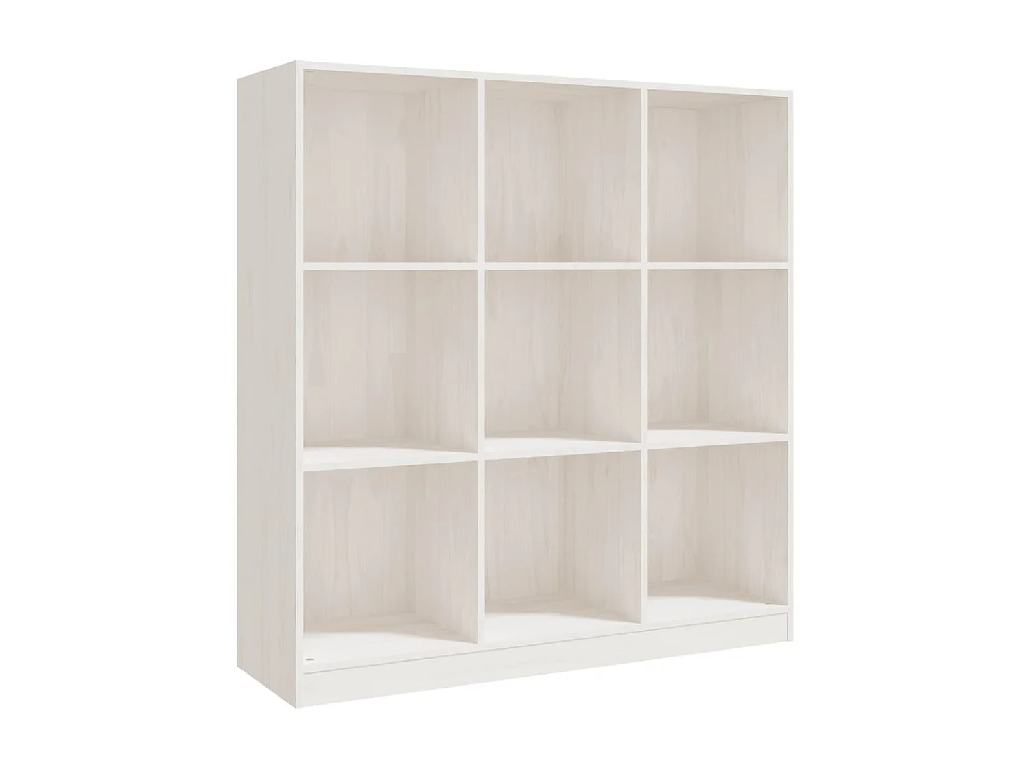Bibliothèque-Séparateur de pièce Blanc 104x33,5x110 Pin