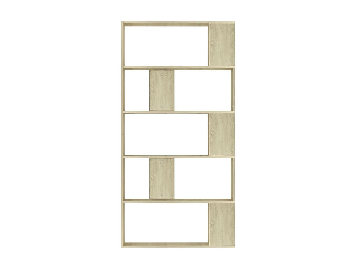 Bibliothèque-Séparateur de pièce Chêne sonoma 80x24x159