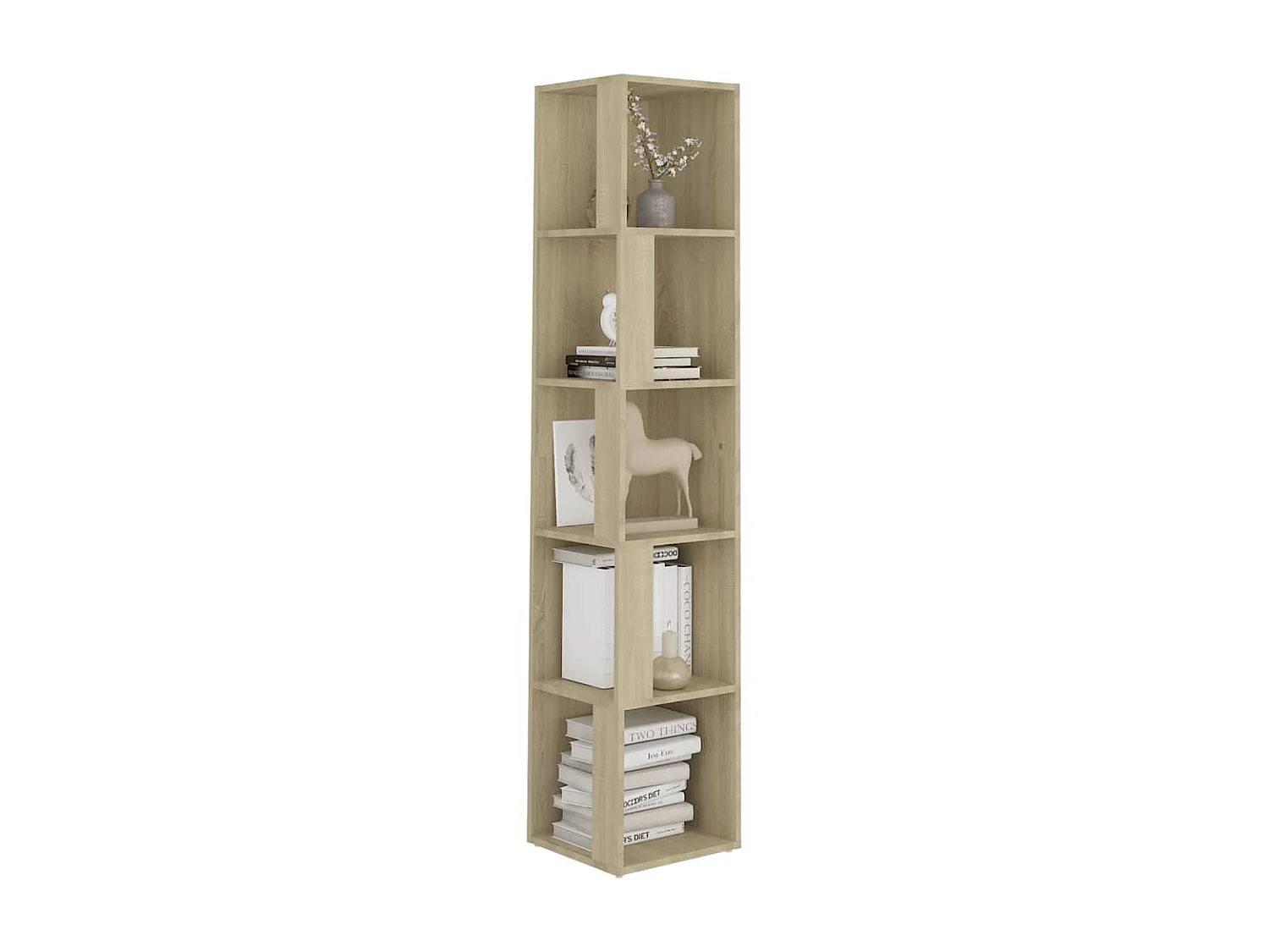 Armoire d'angle Chêne sonoma 33x33x164,5